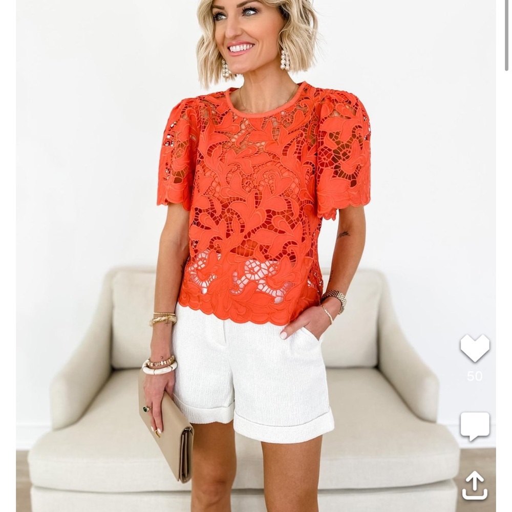 NWOT Express Lace Blouse. Size Small